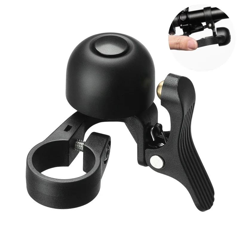 Campanello per bici ROCKBROS con clacson, manubrio in lega, suono nitido, allarme di avviso per sicurezza, accessori per biciclette MTB e strada