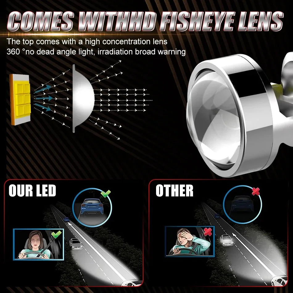 Bec Far LED 2000W 6000K Canbus H7 H4 H11 9005 9006
