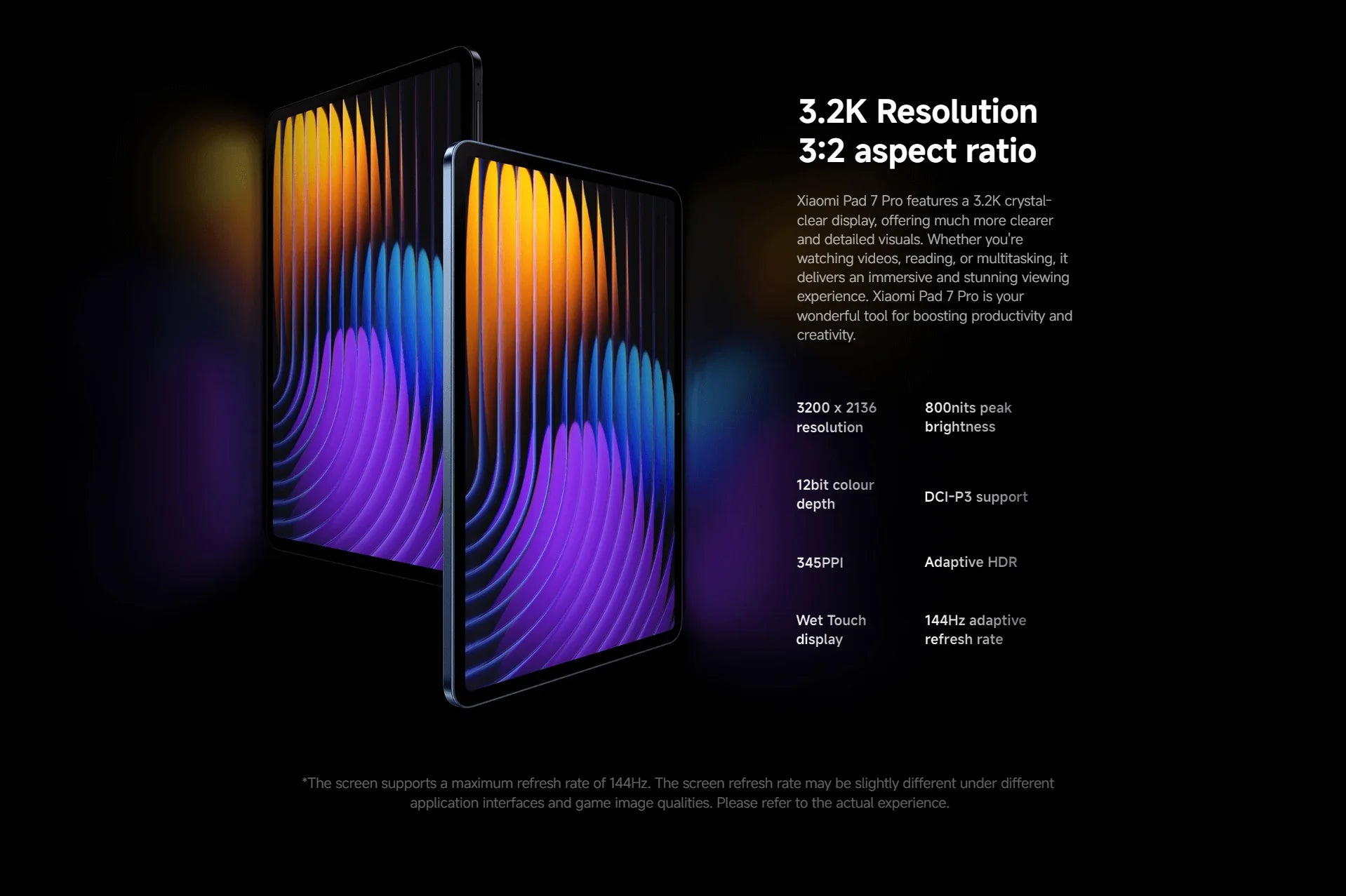 Global Version Xiaomi Pad 7 Pro 128GB 256GB 512GB Snapdragon 8s Gen 3 11.2" 3.2K 144Hz Screen 8850mAh Mi Tablet Xiaomi Pad 7Pro