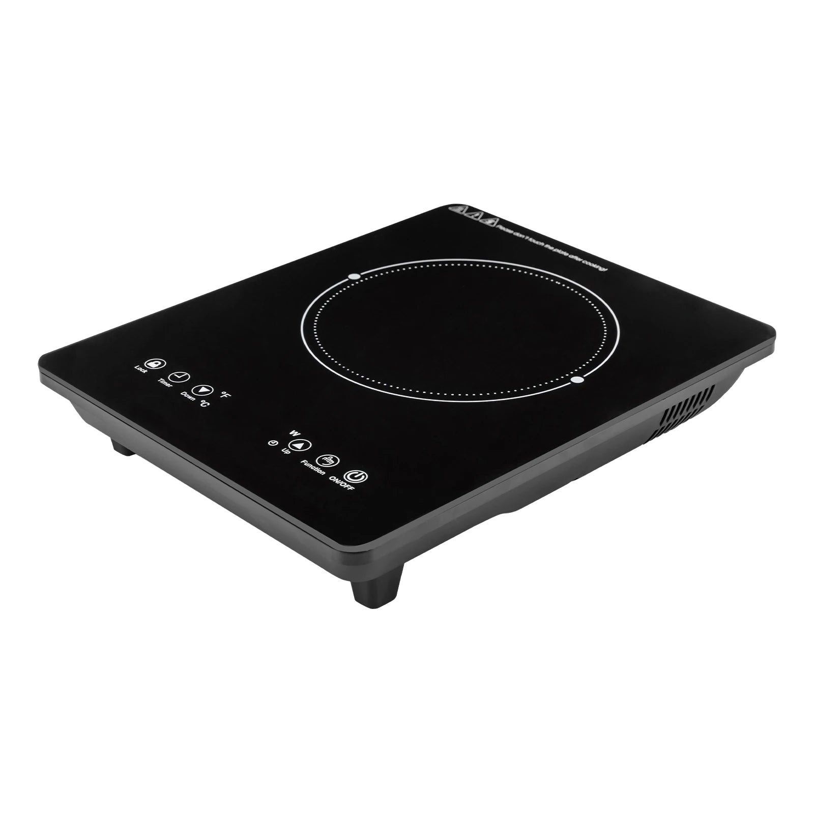 1800W Induction Cooktop Hot Plate Portable Induction Cooktop w/Ultra Low Noise  for Kitchen Countertop Use