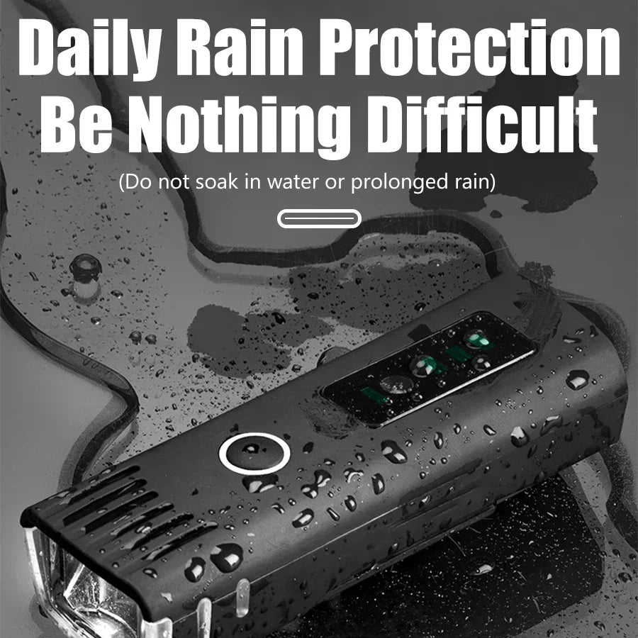 Rechargeable Bicycle Light - Front and Rear Options