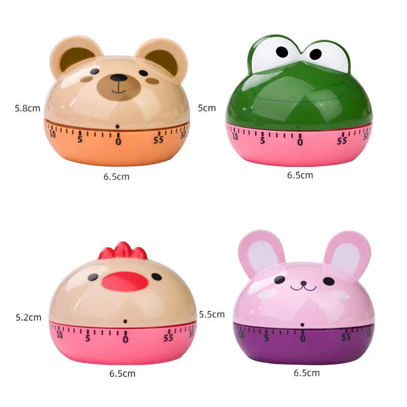 Cartoon Mechanical Kitchen Timer, 55 Minutes