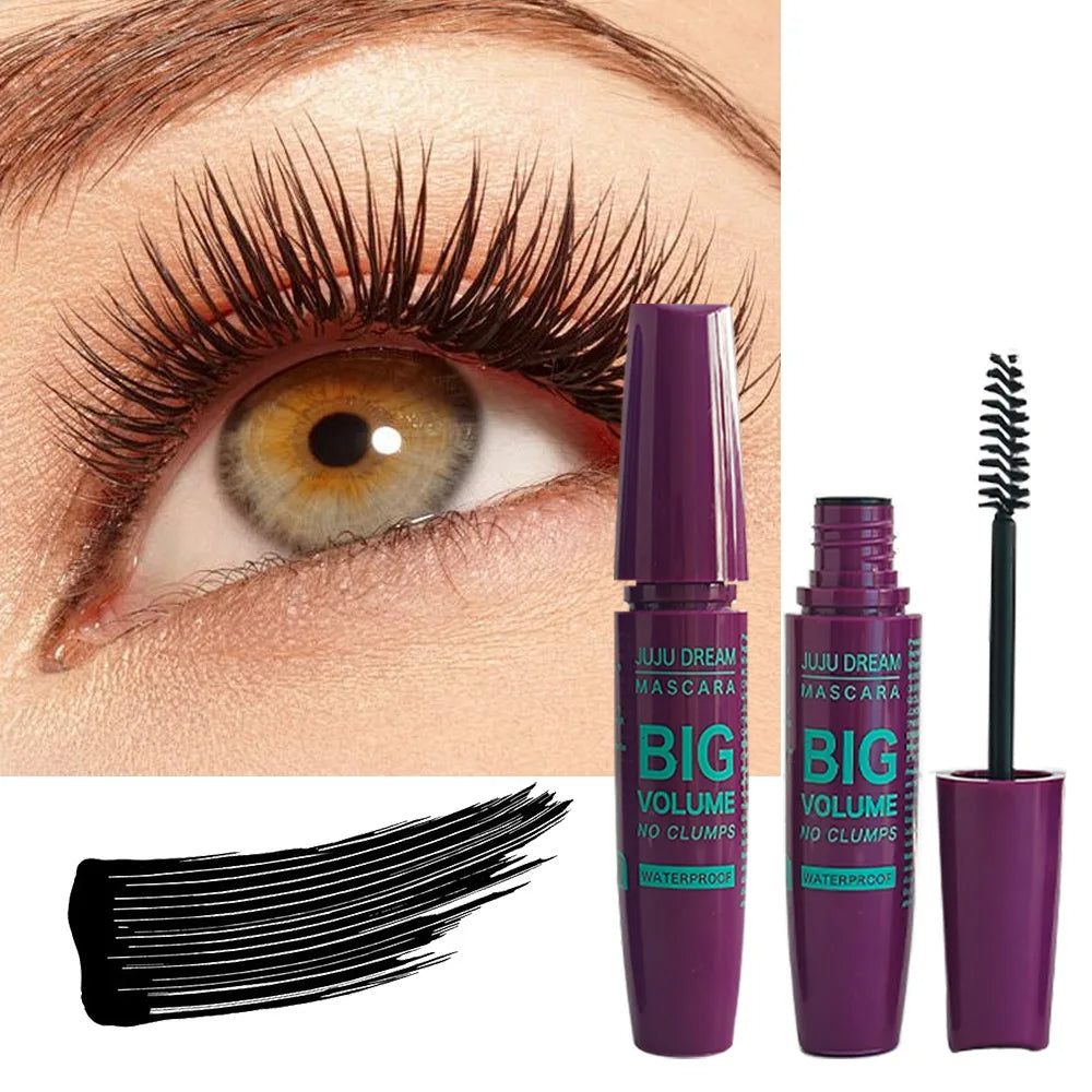 4D Curling Mascara – Lengthening, Waterproof, Sweatproof, Long-Lasting, Smudge-Proof, Unisex, Gentle, Certified 
