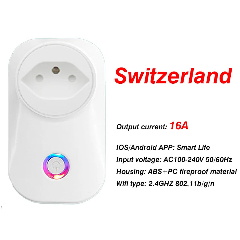 Wi-Fi Smart Plug with Energy Monitoring - Plug Options