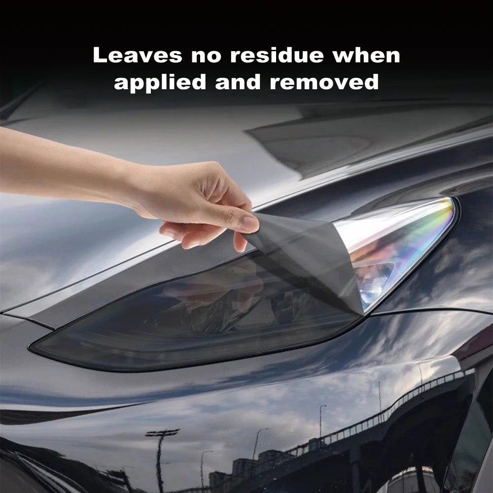 Car Headlight Protective Film For Toyota Camry XV80 XV70 2018-2026 Smoke Black Pre Cut Anti-Scratch High-Gloss Vinyl Wrap Film