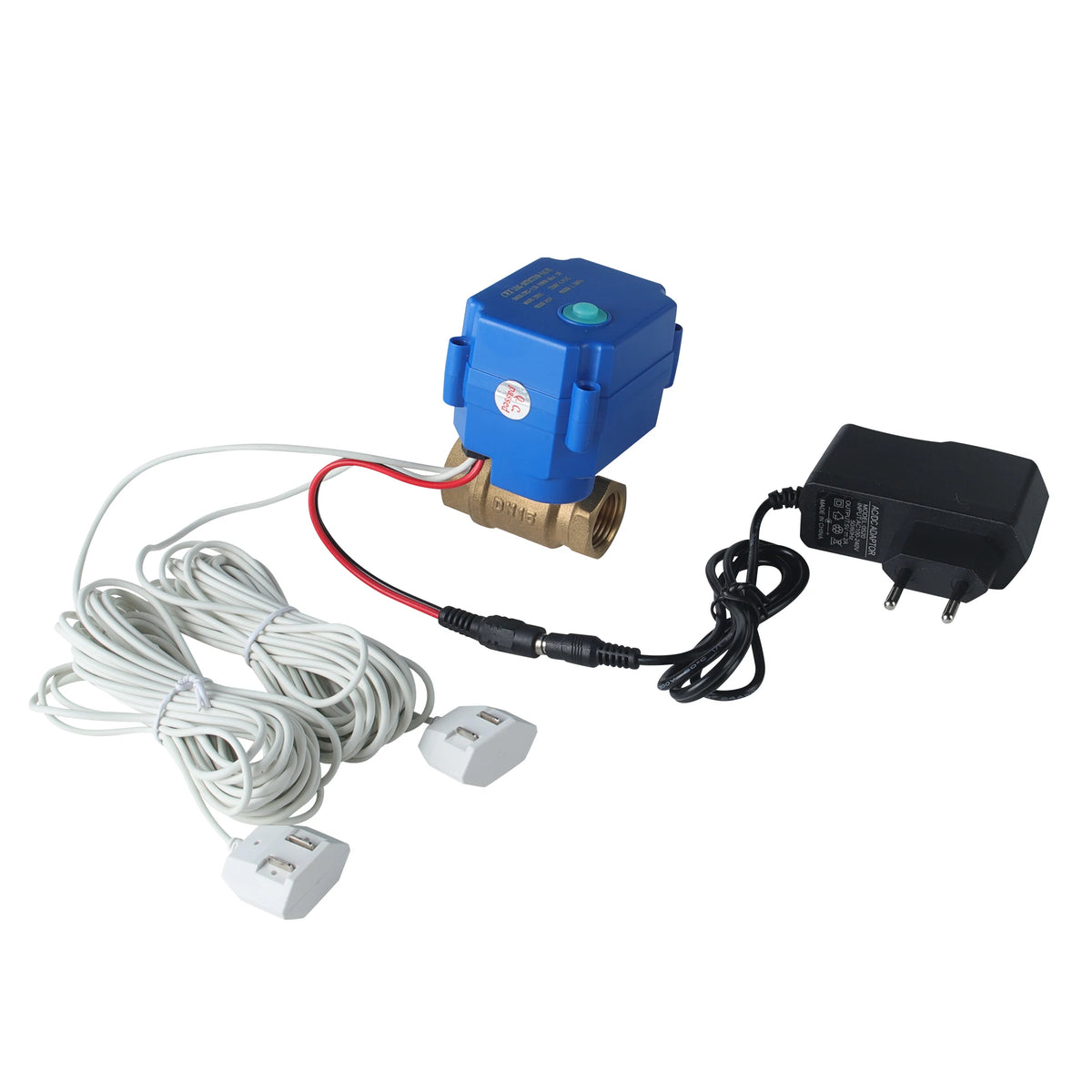 Water Leak Detector with Automatic Shut Off Valve
