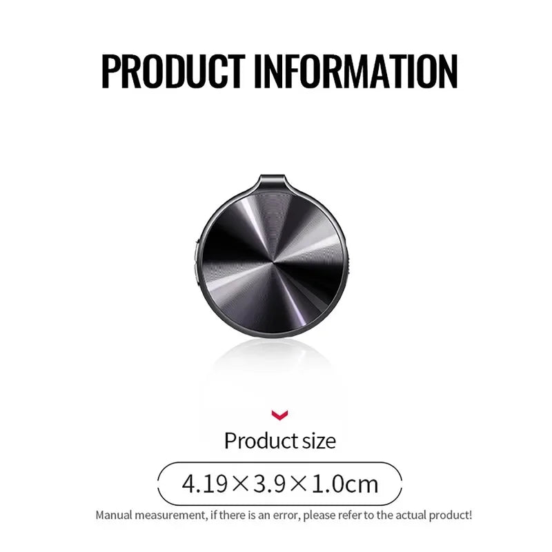 4GB-64GB Mini Keychain Voice Actiaved Recorder Portable HD Noise Reduction Microphone Digital Audio Sound Recording MP3 Player 