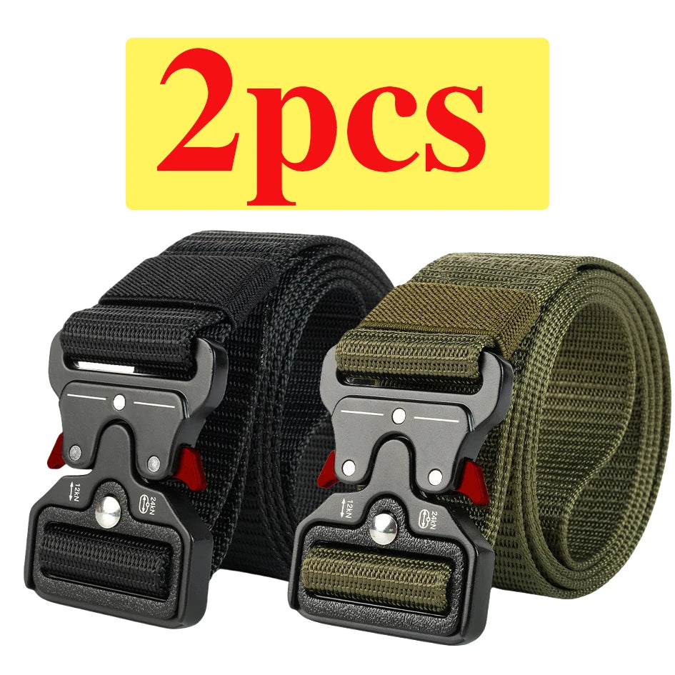 120cm Tactical-Style Belt Pair - Colour Options