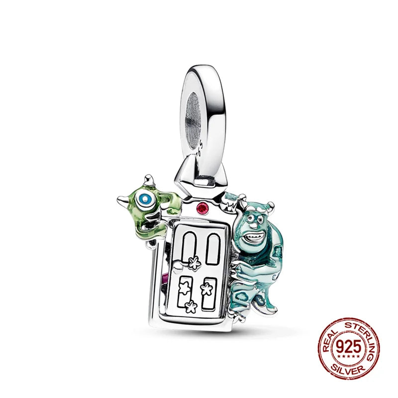 925 Silver Witch Charm Bead for Disney-Inspired Bracelets