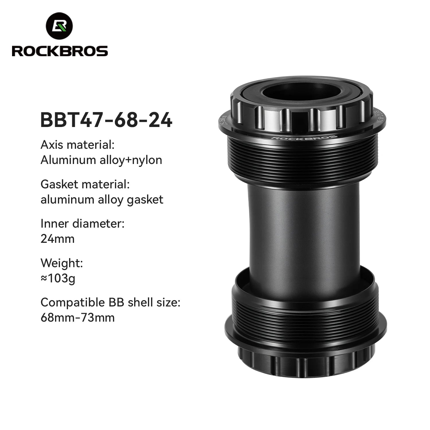 Aluminum Alloy Bike Bottom Bracket Sealed Bearing for MTB Road