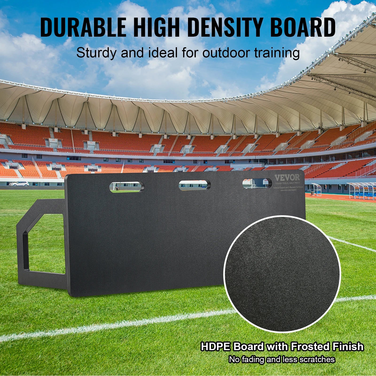 SucceBuy 40"×16" Reboundovací deska na fotbal s 2 úhly odrazu, skládací HDPE — odrazová deska pro přihrávky a střelbu