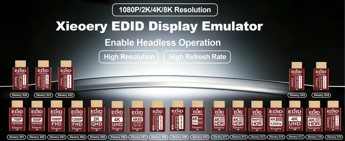 HDMI емулятор EDID с опции за резолюции