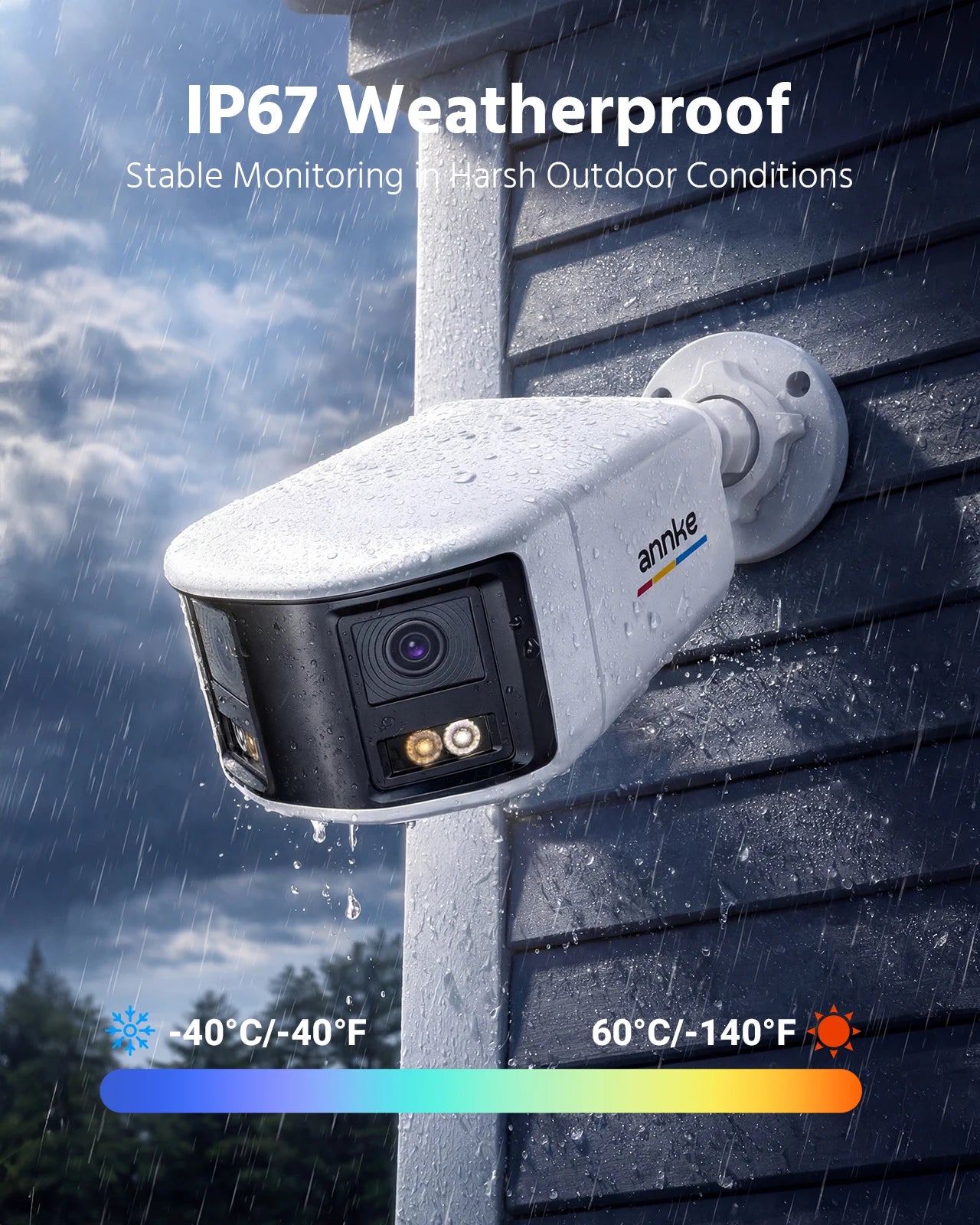 ANNKE 8CH 3K Dual-Lens Wired Security Camera System, 8 Cameras