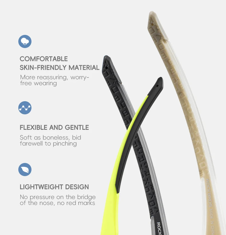 Photochromic Cycling Glasses with TR90 Frame