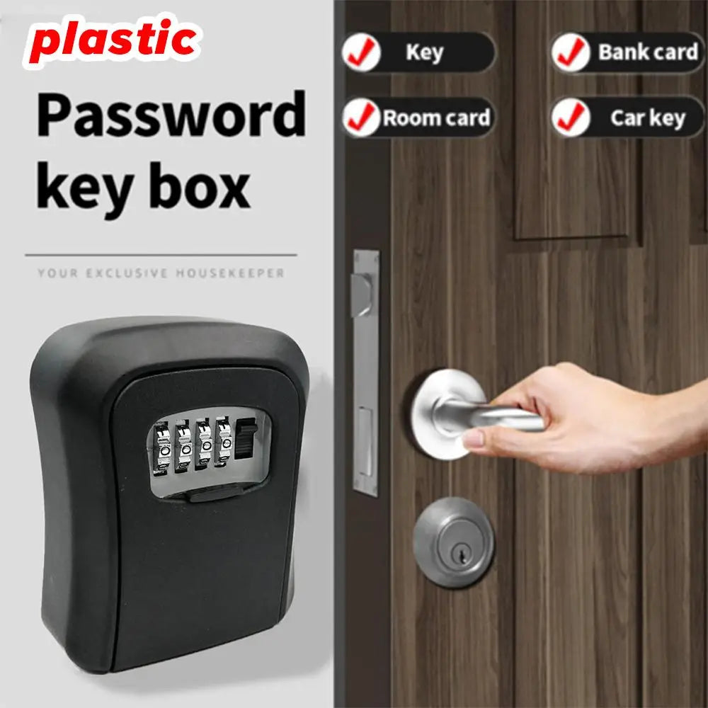 Wall-Mounted Four-Digit Key Lock Box