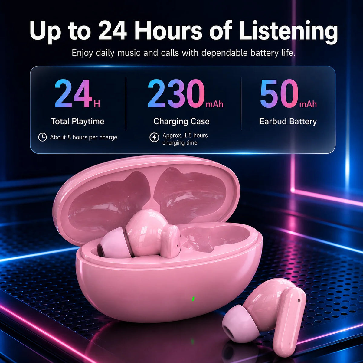 Slúchadlá do uší S90 s Bluetooth 5.3 a mikrofónom