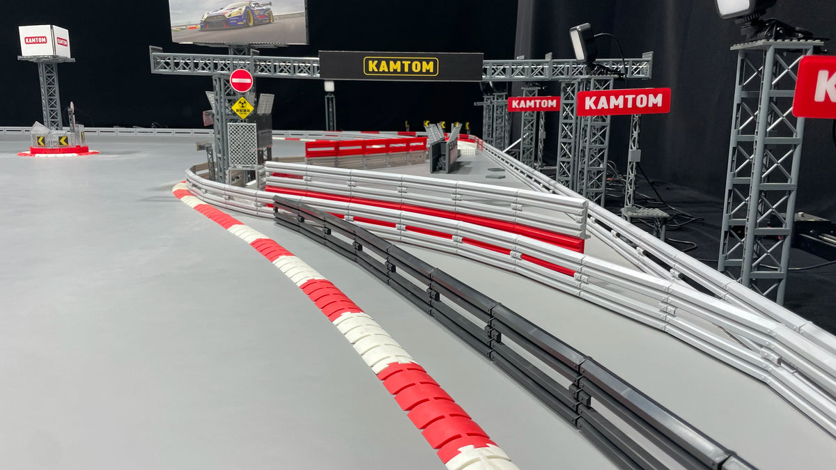 Veisperringer i plast til RC-driftbaner