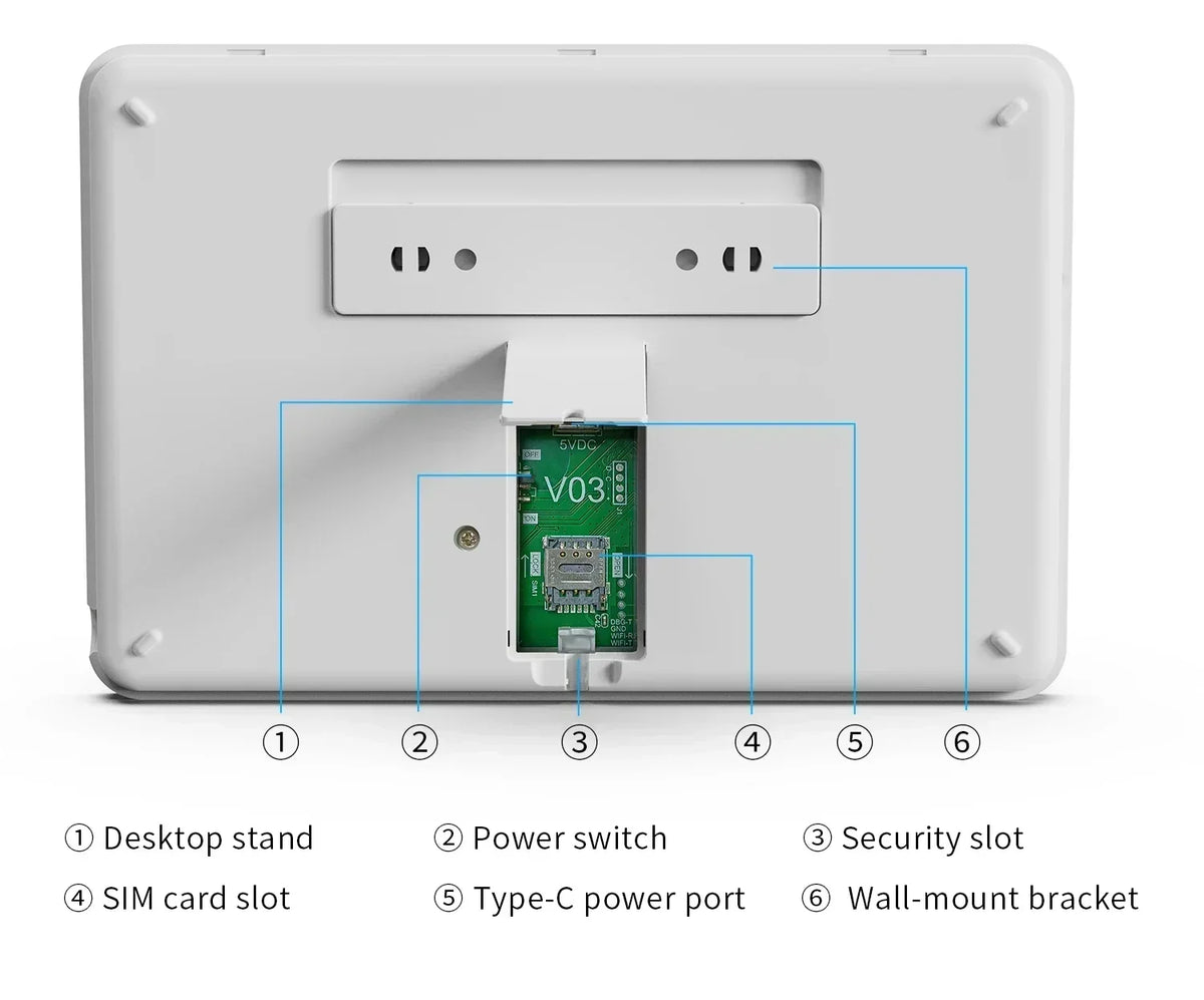 Tugard Smart Home Security Alarm System Kit Wireless 120dB Siren Motion Sensor with WiFi GSM Tuya App Alexa Google Assistant Remote Control