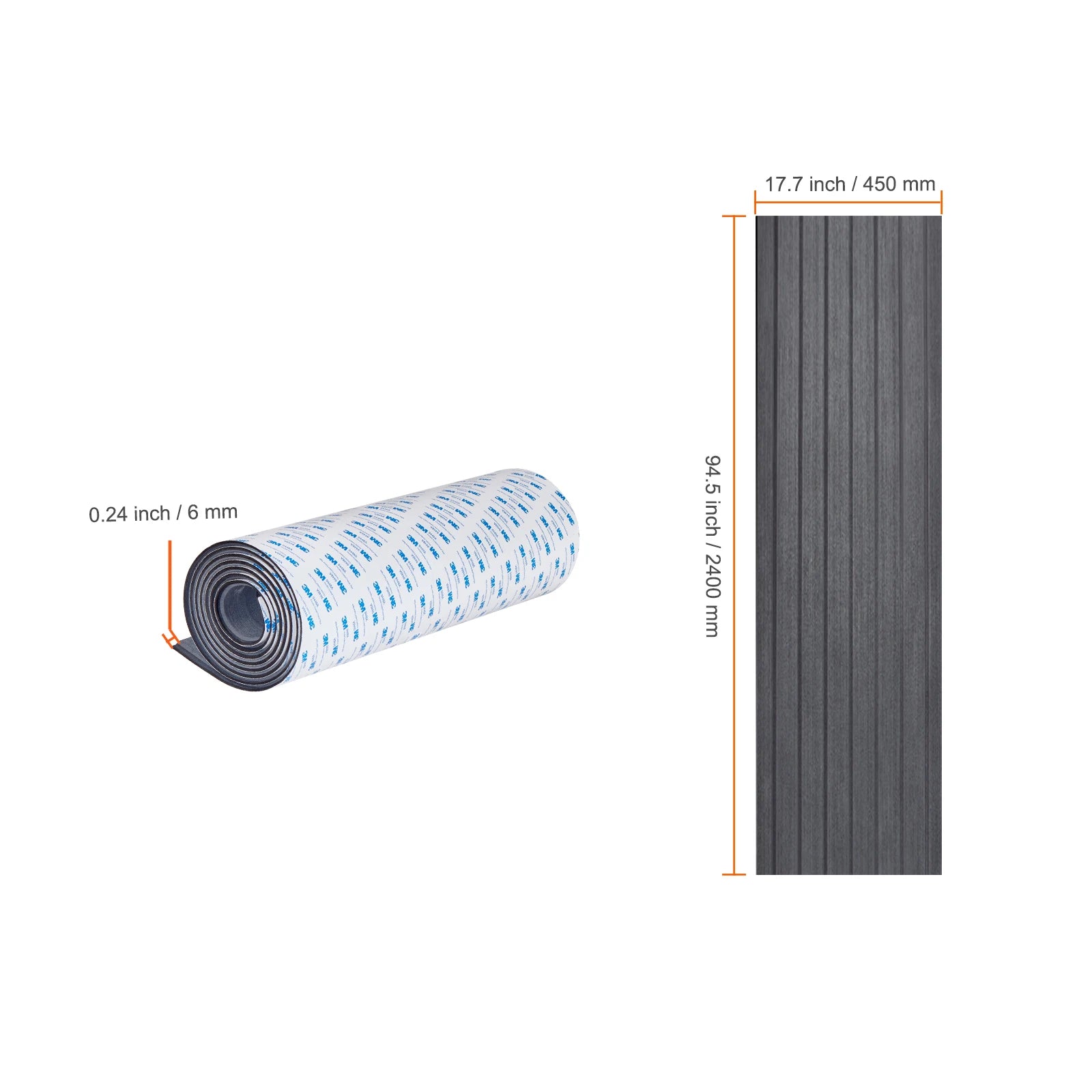 EVA Foam Boat Deck Flooring Non-Slip Self-Adhesive Marine Mat
