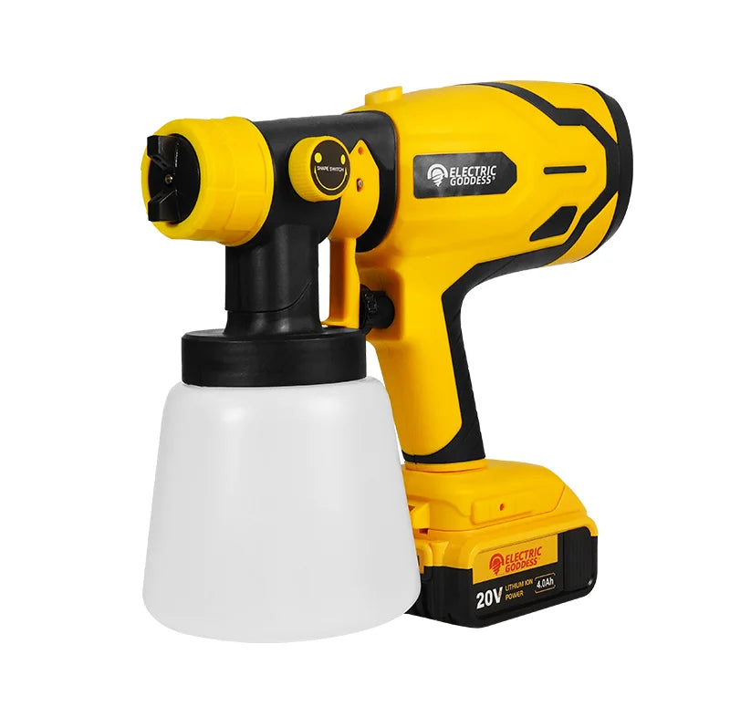 Cordless HVLP Paint Sprayer with 800ml Cup & 3 Spray Patterns