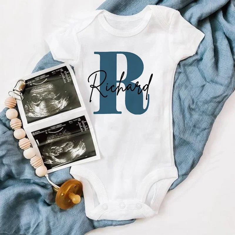 Personalized Initial-and-Name Baby Bodysuit
