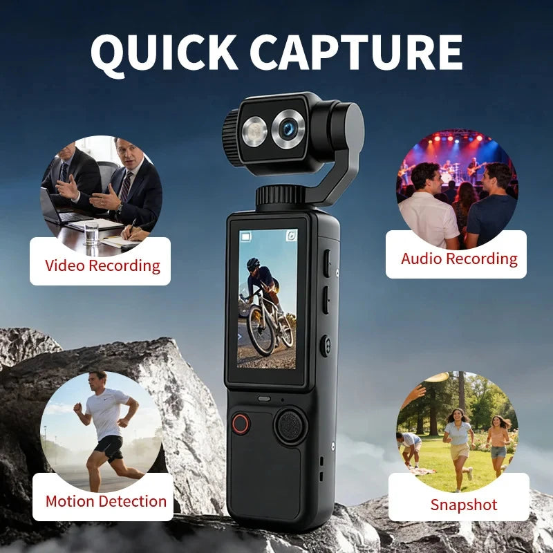 HD WiFi Wearable Camera with Fill Light