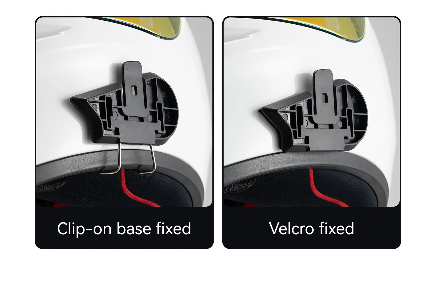 Cască moto ROCKBROS cu interfon impermeabil 300M, BT6.0, căști cu control vocal, baterie 1000mAh