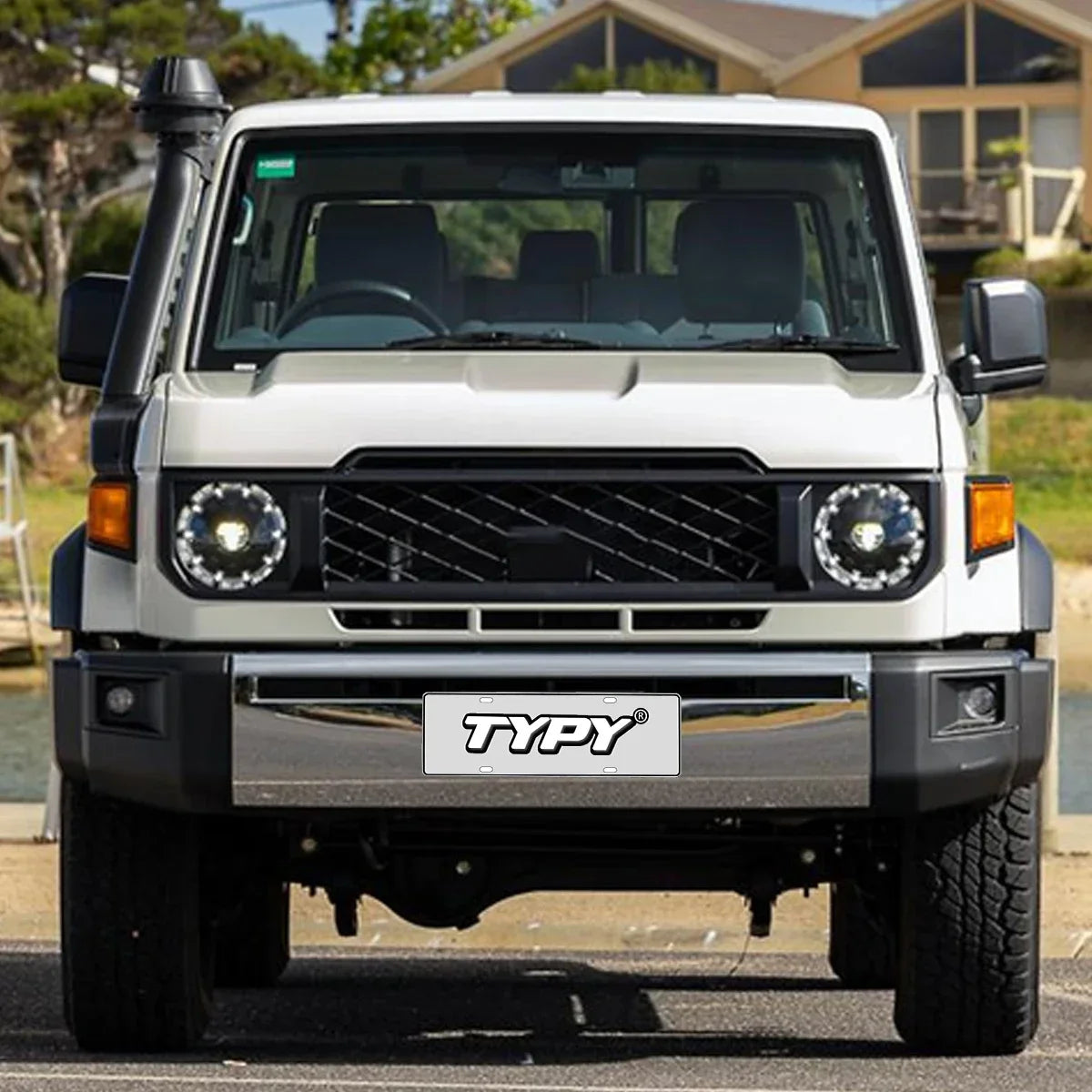 Upgrade faruri LED pentru Toyota Land Cruiser LC76 2024 cu DRL