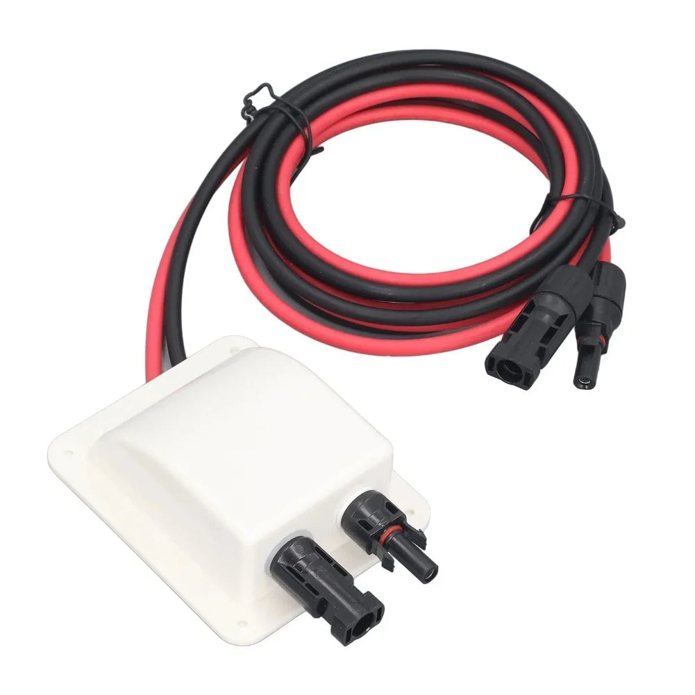 Solar Car Junction Box Solar Extension Wire Cable PV Wire Entry Gland Box Roof Wire For RV Caravan Boat Yacht Auto Accessories