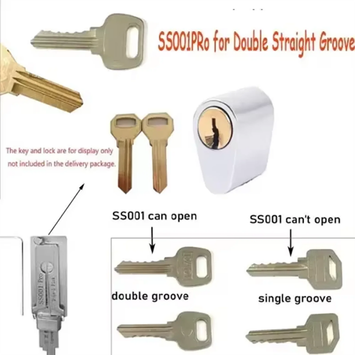 SS001 Pro Two-in-One Locksmith Service Tool