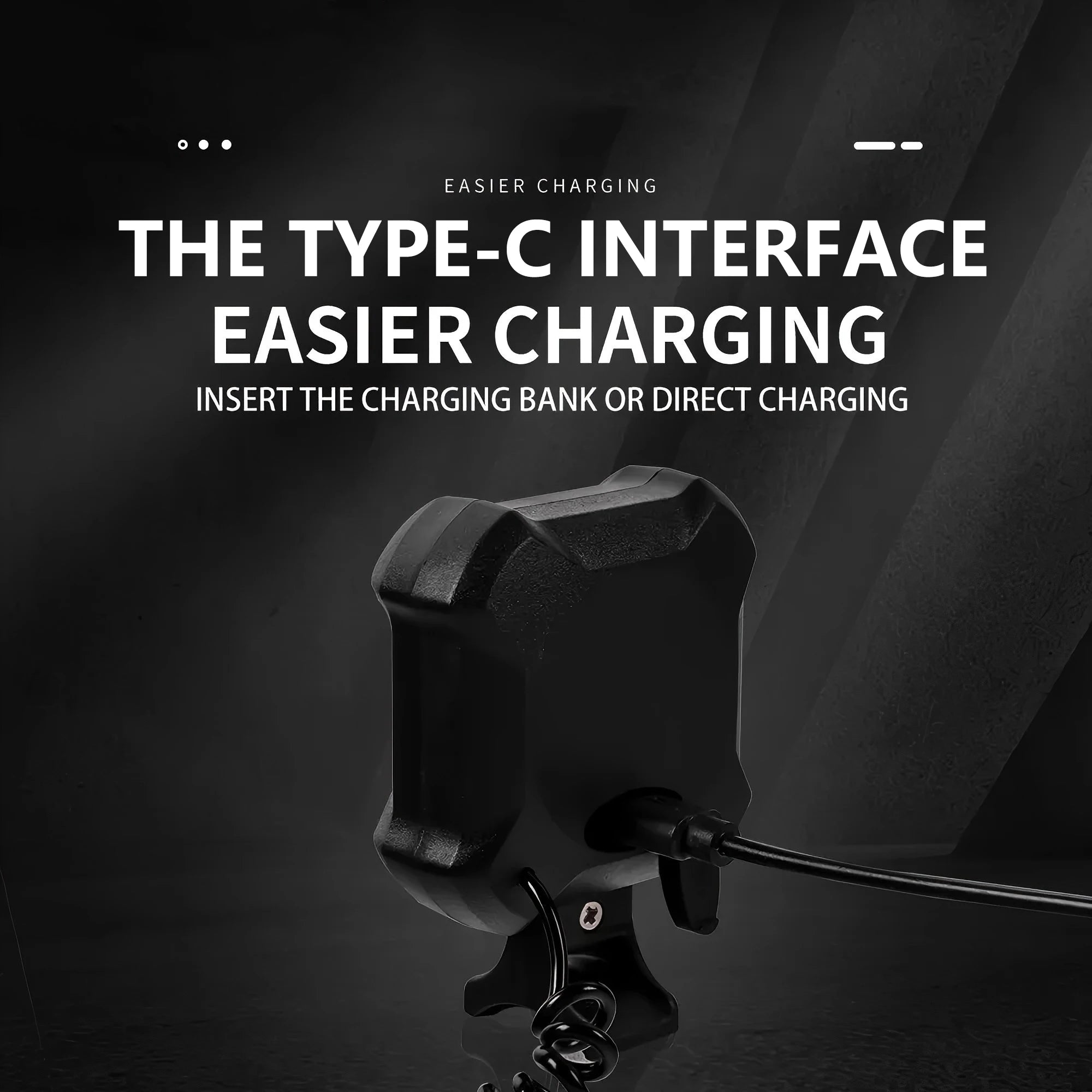 Bicycle Light Electronic Bell MTB Bike Horn TYPE-C Rechargeable Cycling Warning Lamp Cycling Headlight for Night Safety Riding 