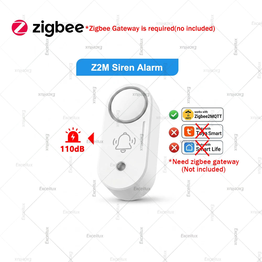 Zigbee Siren Alarm - Standard or Vibration Version