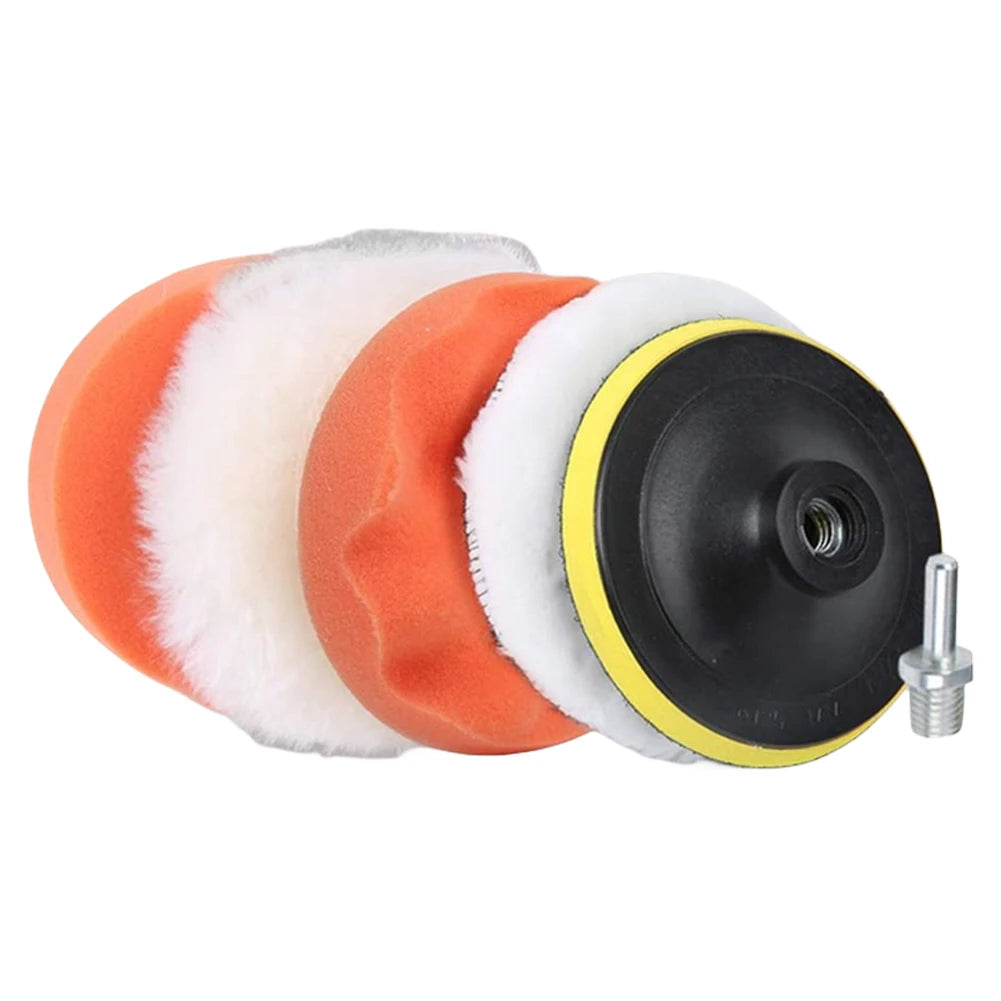 6-Piece Car Polishing Buffer Pad Kit for Drill Waxing