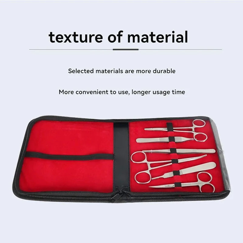 Suture Practice Training Kit with Instruments and Pad