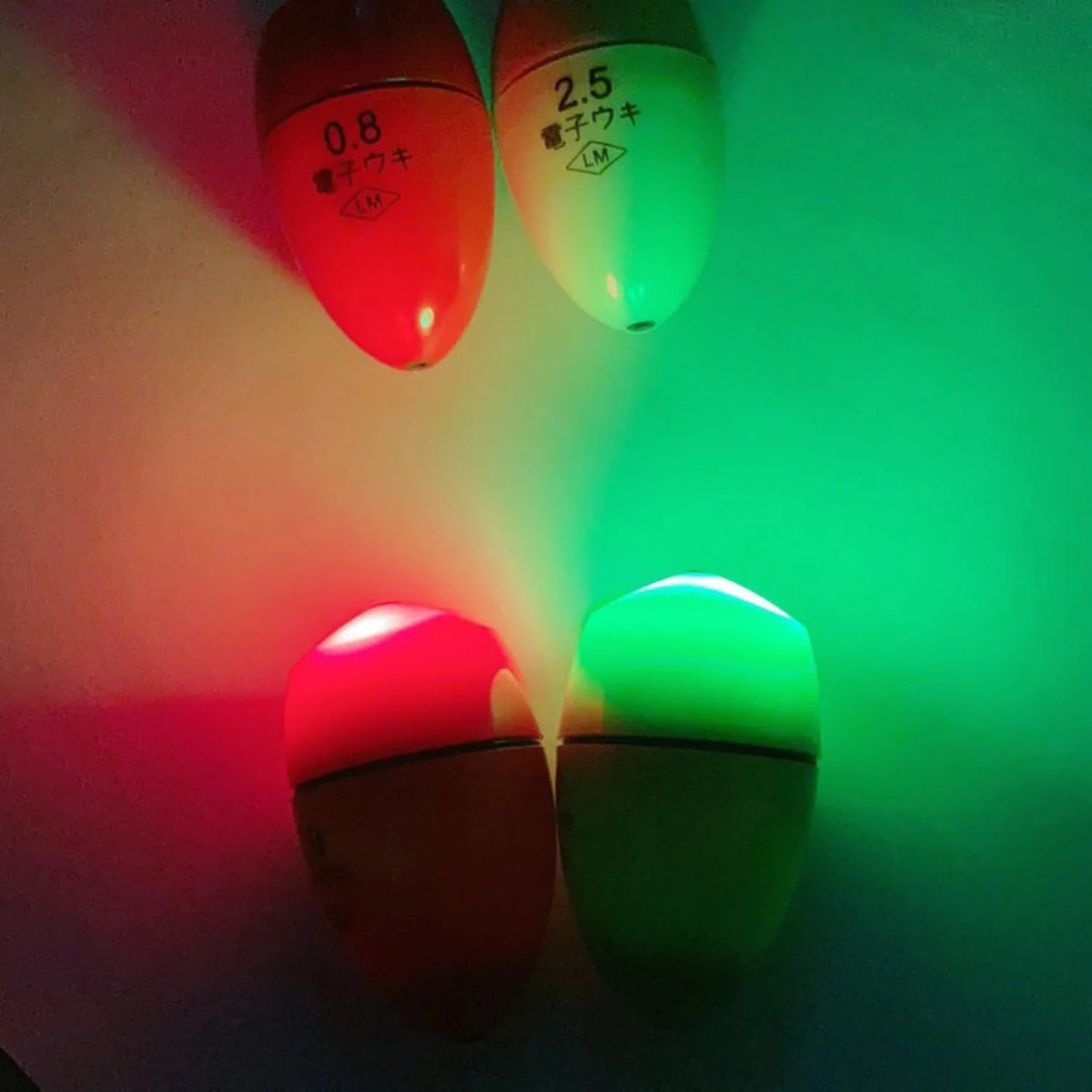  Elektroniczne Płynące Fale Kamień łowienie przez świecący pływak Elektronowy Jasny nocny pływak