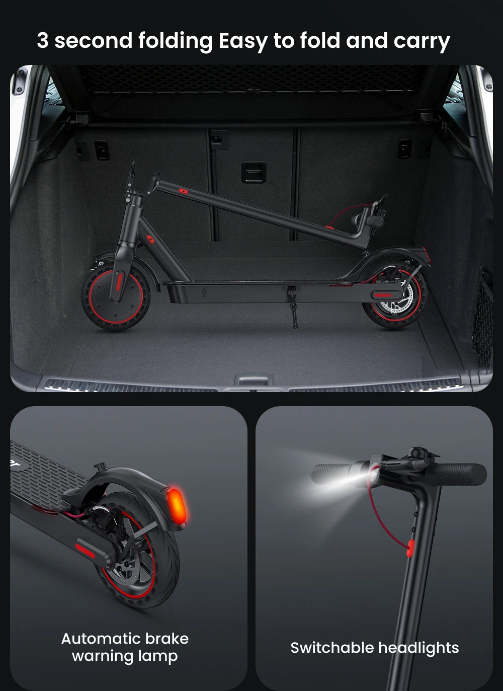 iScooter i9 Electric Scooter for Adults