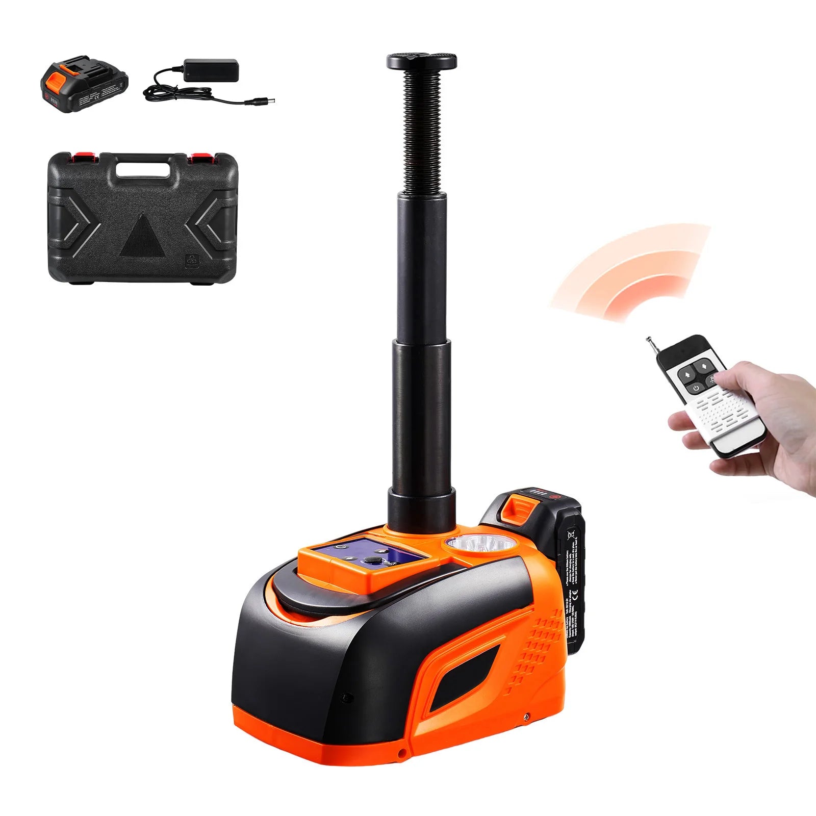 Cric électrique 5T avec télécommande et lumière LED