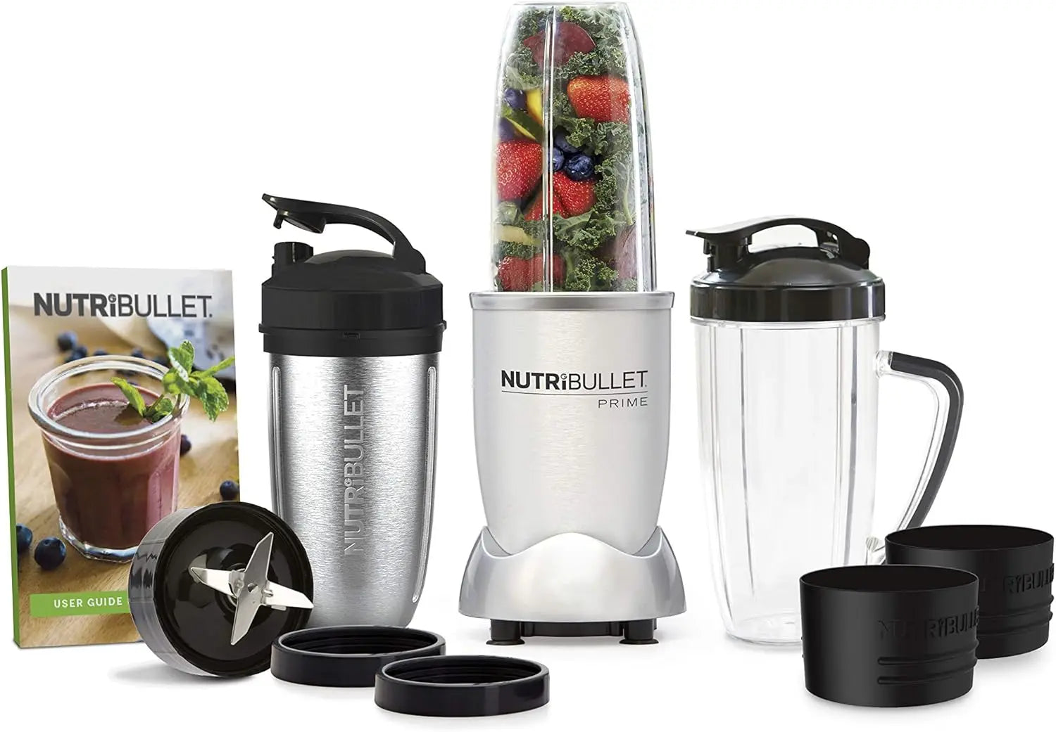 1000W High-Speed Blender System, 12-Piece Set with Insulated Stainless Steel Cup and Recipe Book
