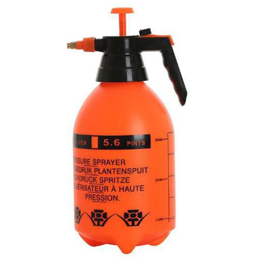 Portable Garden Pump Sprayer with Brass Nozzle, 0.8–3 L
