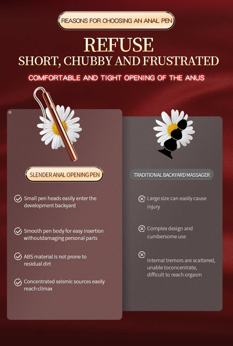 İnce Vibratör Paslanmaz Çelik Mini Uyarıcı