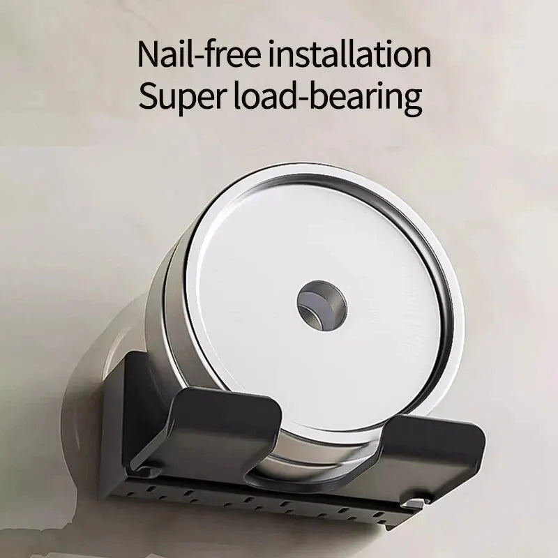 1 Pcs Hair Dryer Holder Wall Dryer Cradle Straightener Stand Hairdryer Organizer Box Plastic Hair Dryer Stand Bathroom Organizer 