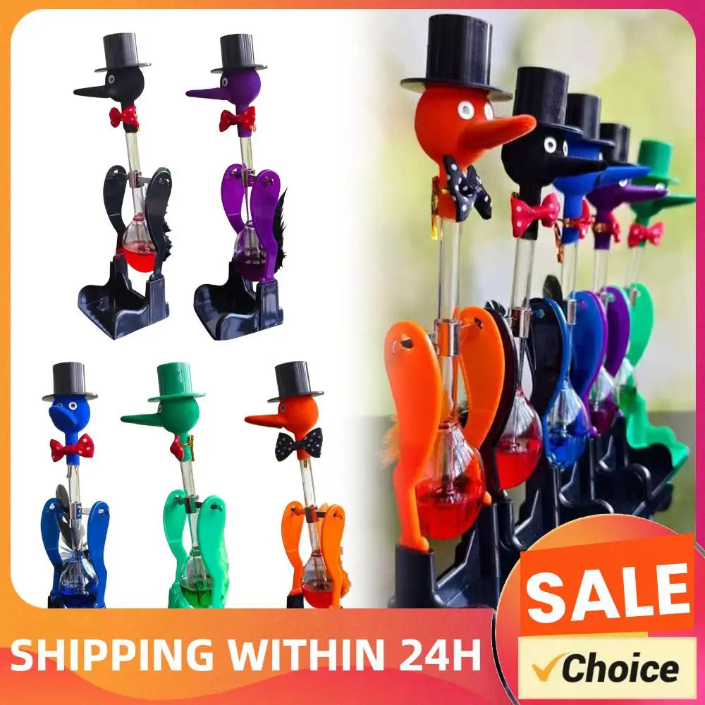 Στολίδι γραφείου Bobbing Glass Drinking Bird
