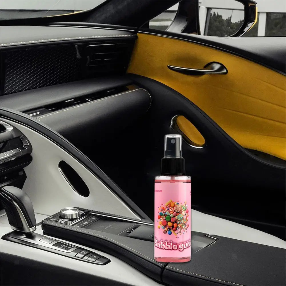 Perfume de ambiente montado en coche pulverizador fragancia de coche aerosol perfume desodorante para aromaterapia automotriz