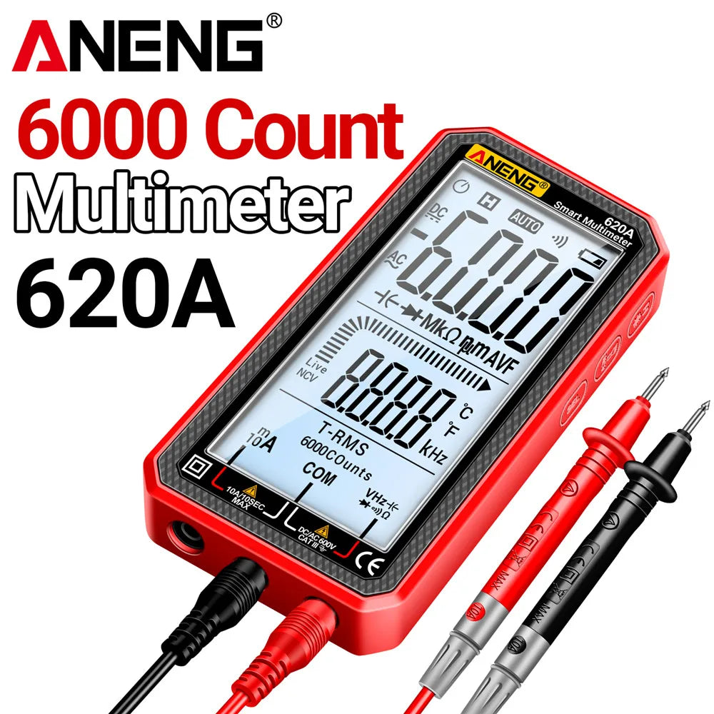 620A Auto-Ranging Digital Multimeter, 6000 Counts