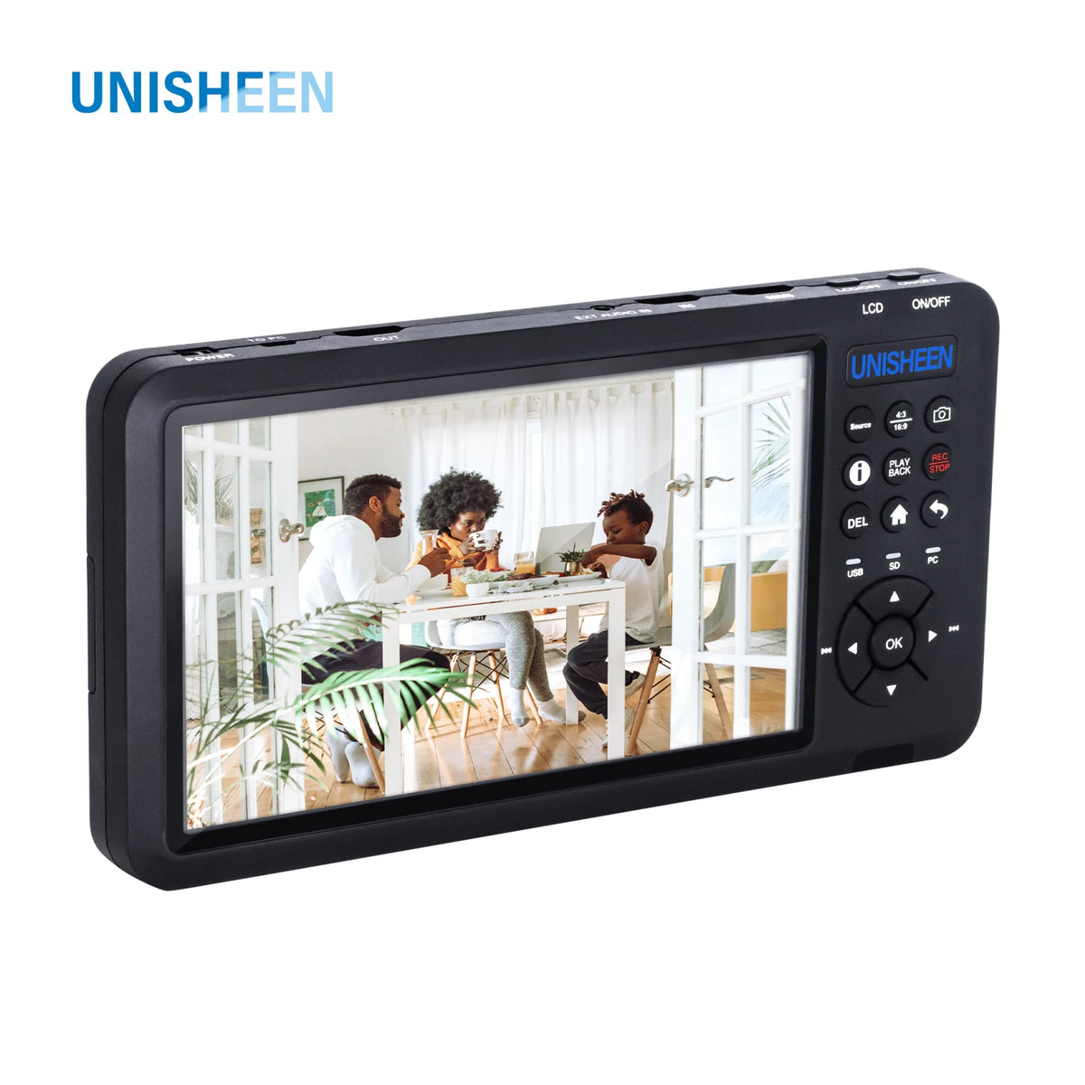 UNISHEEN HD Video Capture Box 2 Channel HDMI Picture-in-Picture Video Recorder with Screen MP4 Support SD Card U Disk Storage 10