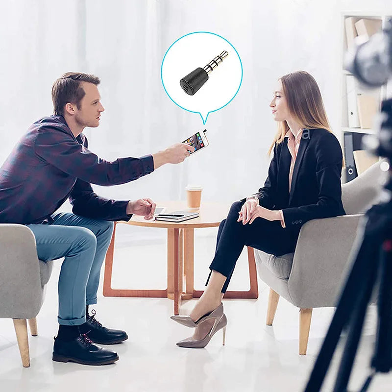 Mini 3.5mm Plug-In Microphone