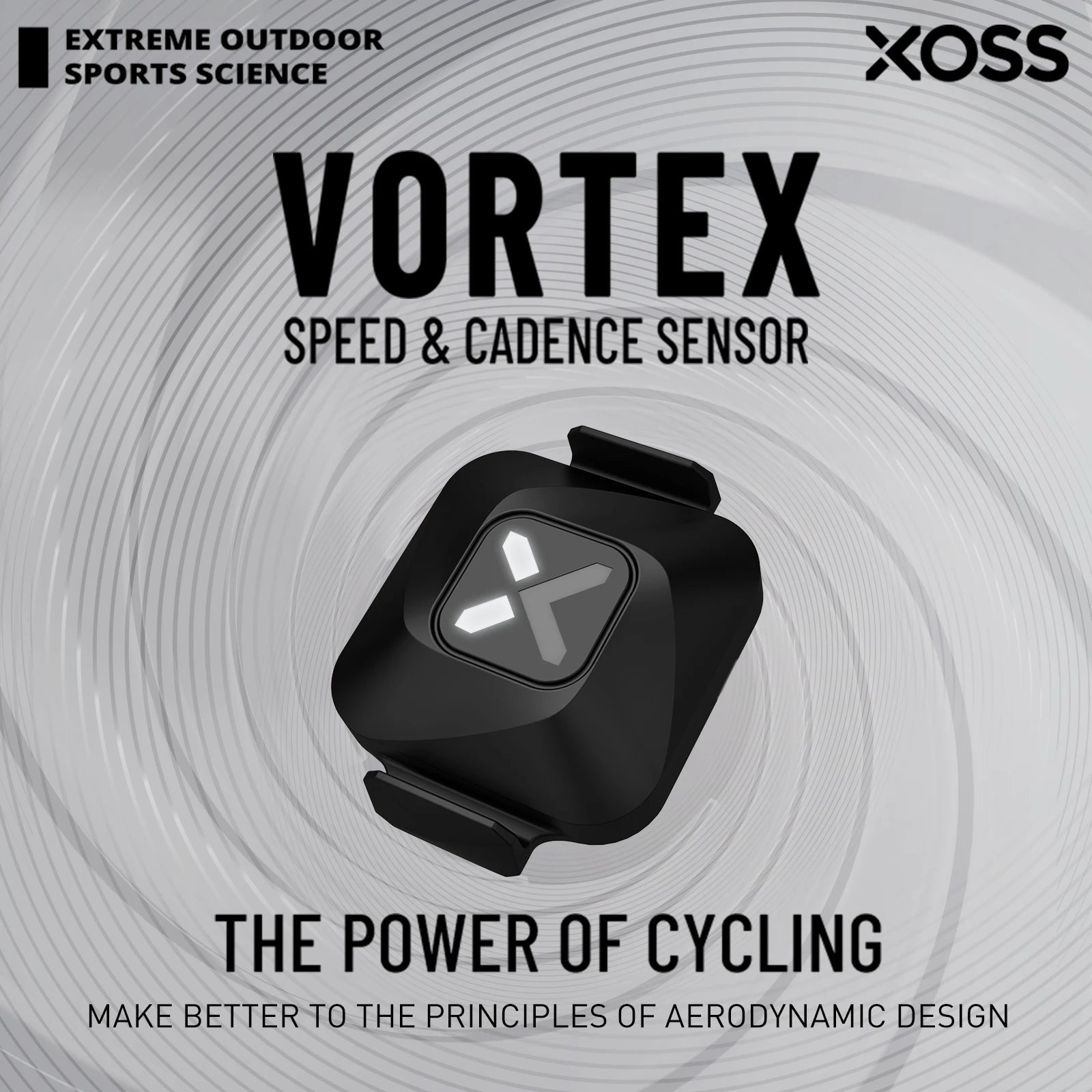 XOSS Vortex Speed Cadence Sensor for Bicycle Computer IPX7 Waterproof 300Hrs Battery Life Bluetooth ANT+ Bike Accessories MTB 
