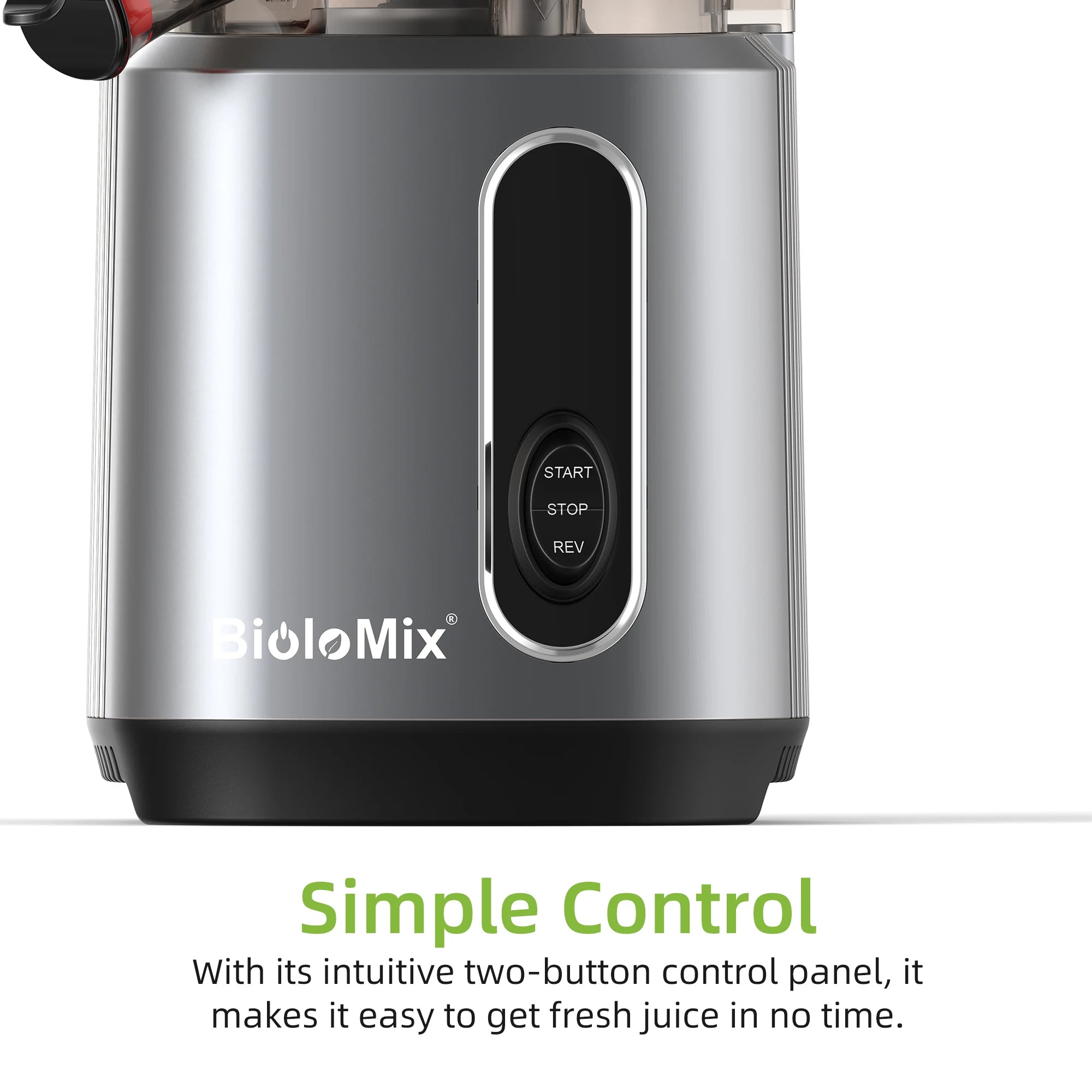 Cold Press Juicer with 75mm Feed Chute and 200W Motor