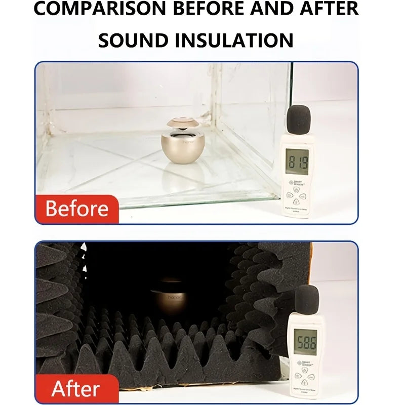 High-Density Self Adhesive Soundproofing Insulation Cotton Thickness Black Panels for Walls Soundproofing Insulation for Car