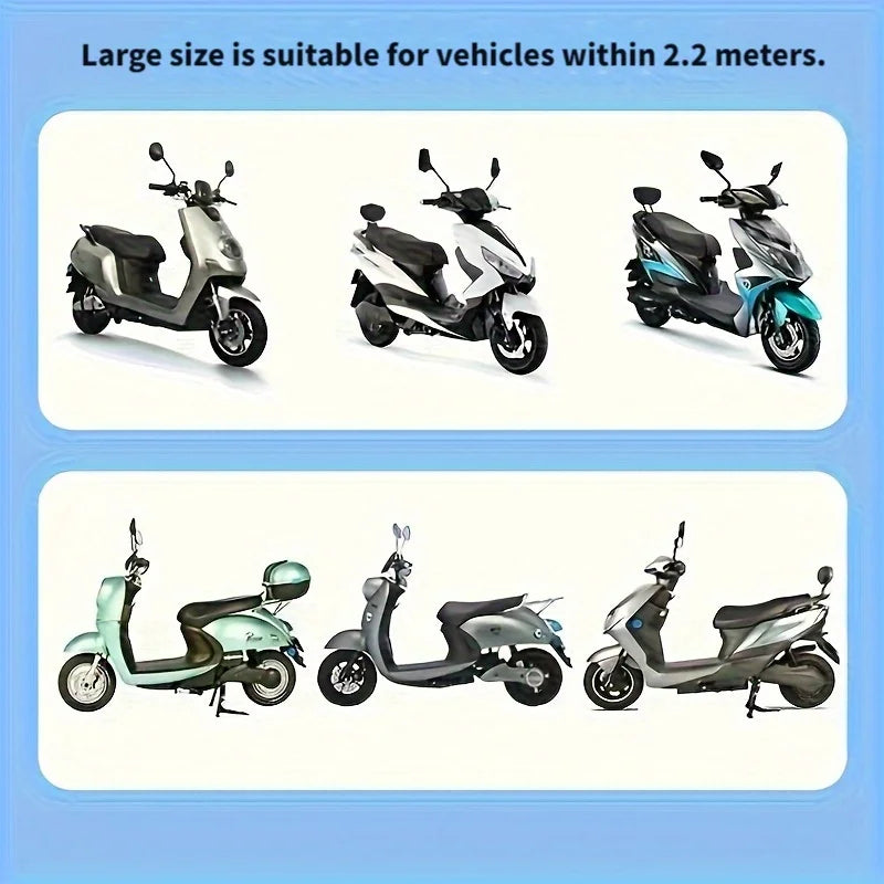 Gebloemde hoes voor motorfietsen, fietsen en scooters